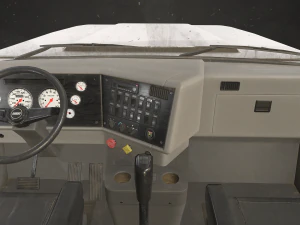 Classic Cargo Truck - Low Poly 3D Model