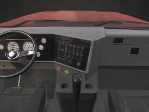 Classic Fuel Truck - Low Poly 3D Model