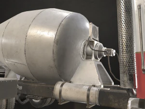 Классический автобетоносмеситель &mdash; низкополигональная 3D Модель