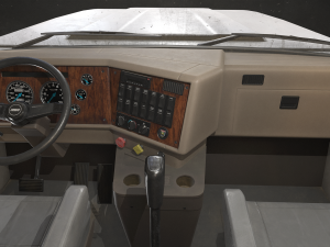 Classic Mixer Truck - Low Poly Model 3D