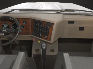 Классический автобетоносмеситель &mdash; низкополигональная 3D Модель