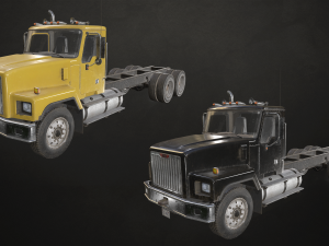 Classic Truck Collection - Low Poly Model 3D