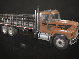 Classic Truck Collection - Low Poly Model 3D