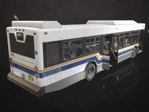 City Bus - Low Poly 3D Model