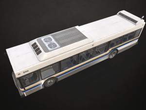 City Bus - Low Poly 3D Модель