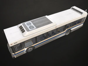 City Bus - Low Poly 3D Model