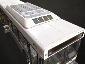 City Bus - Low Poly 3D Модель