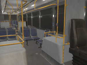 City Bus - Low Poly 3D Модель