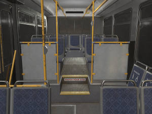 City Bus - Low Poly 3D Модель