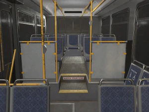 City Bus - Low Poly 3D Model
