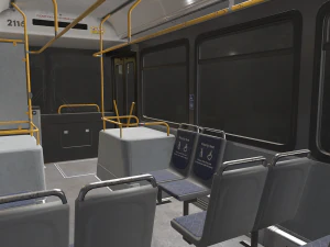 City Bus - Low Poly 3D Model
