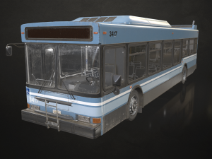 City Bus V2 - Low Poly 3D Модель