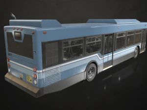 City Bus V2 - Low Poly 3D Model
