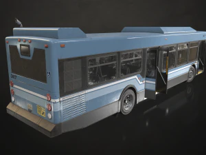 City Bus V2 - Low Poly 3D Model