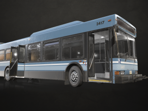 City Bus V2 - Low Poly 3D Модель