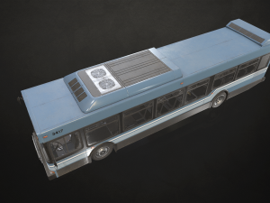 City Bus V2 - Low Poly 3D Модель