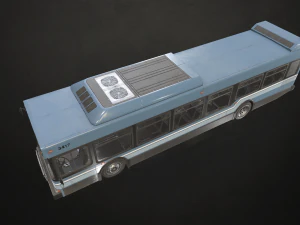 City Bus V2 - Low Poly 3D Model