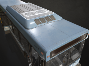 City Bus V2 - Low Poly 3D Модель