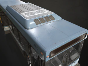 City Bus V2 - Low Poly 3D Model