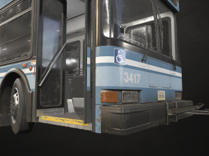 City Bus V2 - Low Poly 3D Модель