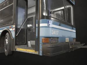 City Bus V2 - Low Poly 3D Model