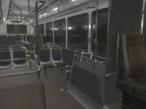 City Bus V2 - Low Poly 3D Модель