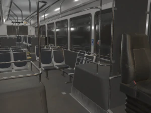 City Bus V2 - Low Poly 3D Model
