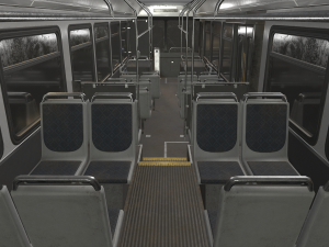 City Bus V2 - Low Poly 3D Модель