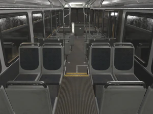 City Bus V2 - Low Poly 3D Model
