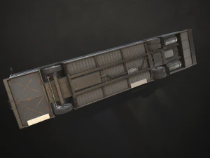 City Bus V2 - Low Poly 3D Model
