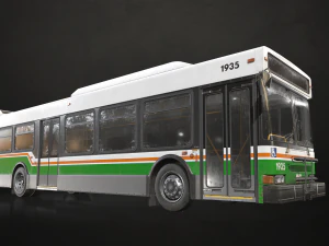 City Bus V3 - Low Poly 3D Model