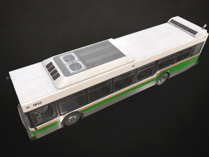 City Bus V3 - Low Poly 3D Model