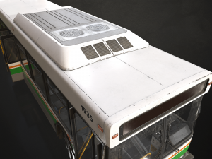 City Bus V3 - Low Poly 3D Model