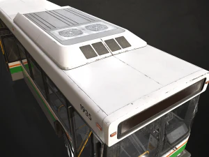 City Bus V3 - Low Poly 3D Model