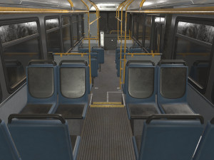City Bus V3 - Low Poly 3D Model