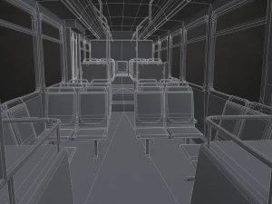 City Bus V3 - Low Poly 3D Model