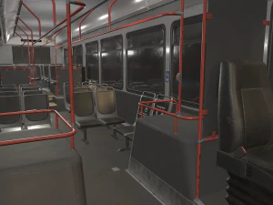 City Bus V4 - Low Poly 3D Model