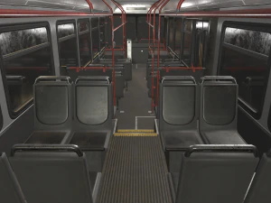 City Bus V4 - Low Poly 3D Model