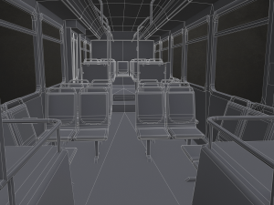 City Bus V4 - Low Poly 3D Model