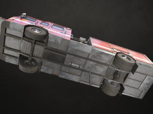 Fire Truck - Low Poly 3D Модель