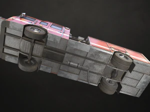 Fire Truck - Low Poly 3D Model