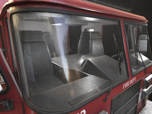 Fire Truck - Low Poly 3D Модель