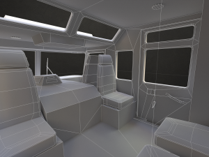 Fire Truck - Low Poly 3D Модель