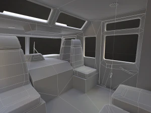Fire Truck - Low Poly 3D Model