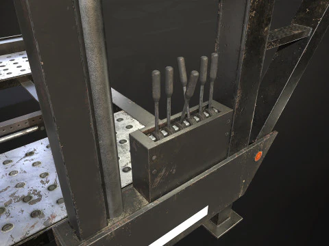Car Carrier Trailer - Low Poly 3D Model