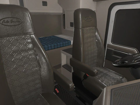 Полуприцеп-автовоз &mdash; низкополигональная 3D Модель