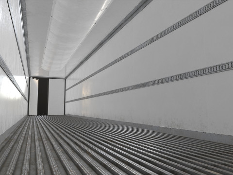 Refrigerated Trailer - Low Poly 3D-Modell