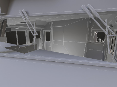 Diesel Locomotive - Low Poly 3D मॉडल