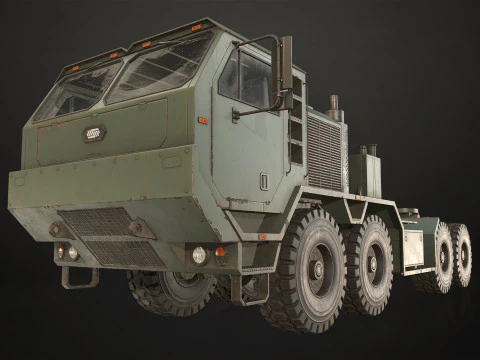 Heavy Military Truck V1 - Tractor 3D Model