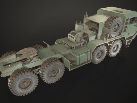 Heavy Military Truck V1 - Tractor Modèle 3D